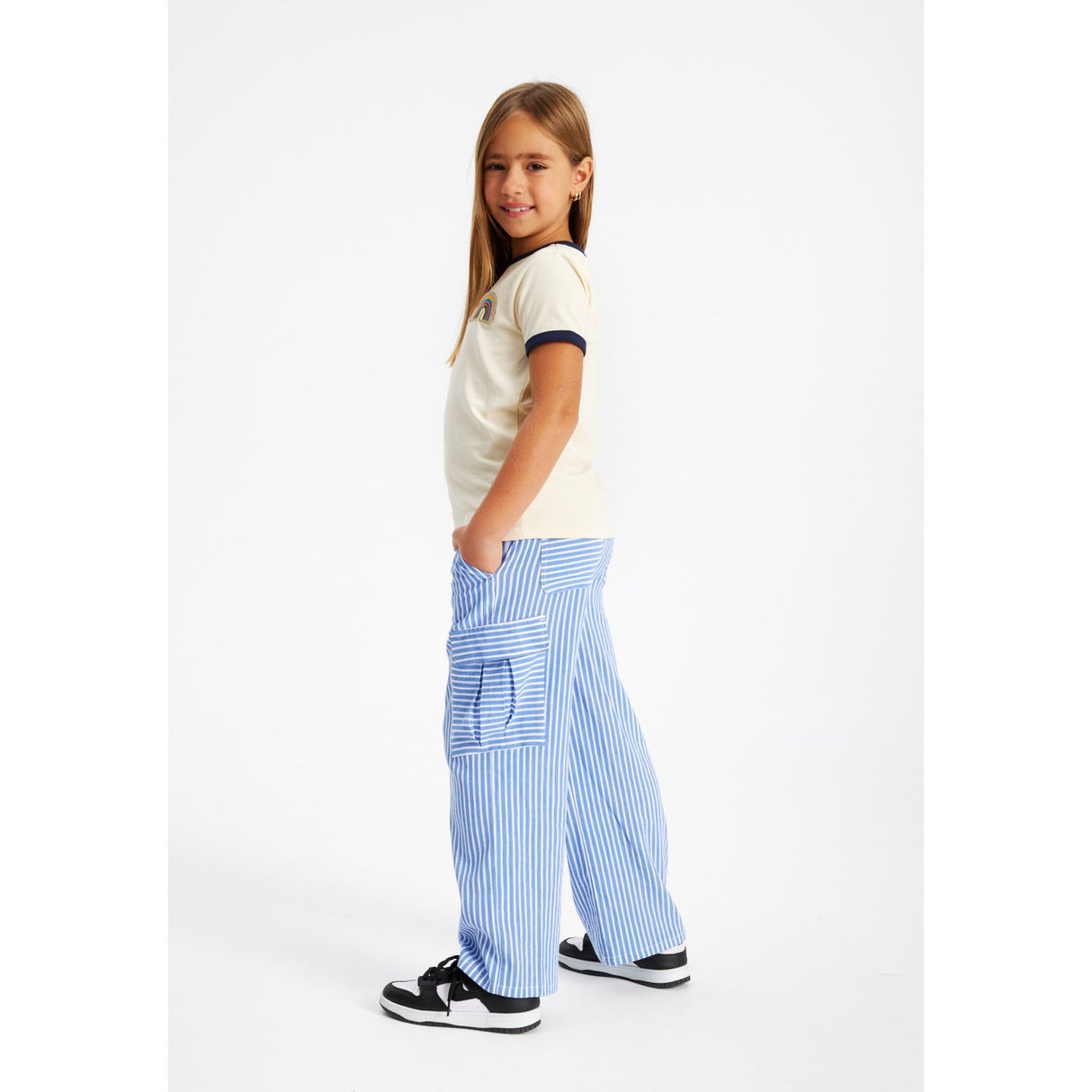 The New China Blue Laila Cargo Pants 3