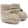 Mikk-Line Melange Offwhite Wool Footies