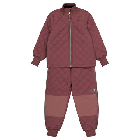 Mikk-Line Rose Brown termisk sett med fleece