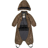 Mikk-Line Chocolate Chip Polyester Dress Glitter