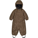 Mikk-Line Chocolate Chip Polyester Dress Glitter