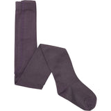 Minymo Black Plum 2-Pack Stockings w. Pattern 4