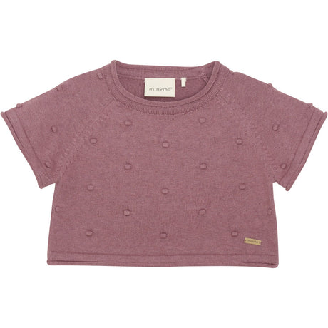 Minymo Deco Rose Slipover strikket topp