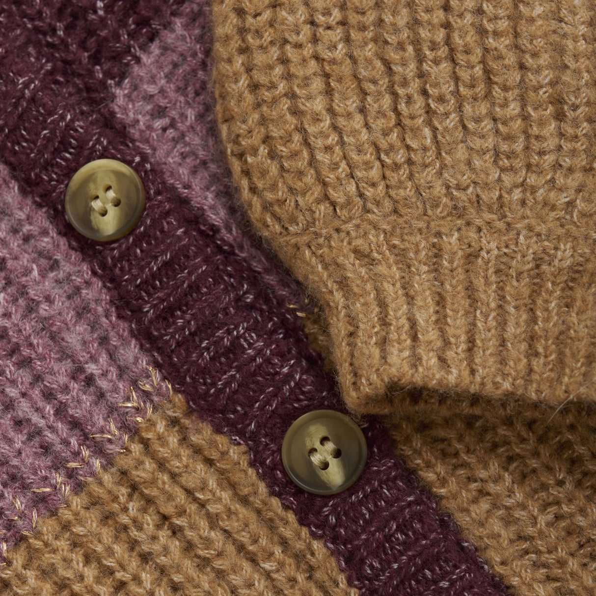 Minymo Pale Mauve Cardigan Knit 2