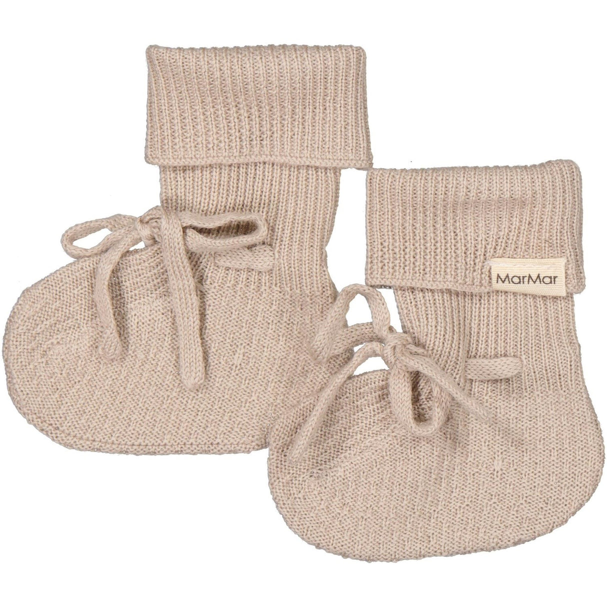 MarMar New Born Light Merino Grey Sand Abootie Føtter