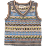 MarMar Light Cotton Wool Fair Isle Taj B Knit Vest