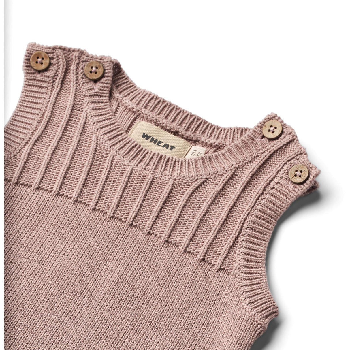 Wheat Dry Rose Knit Buksedress Vigge