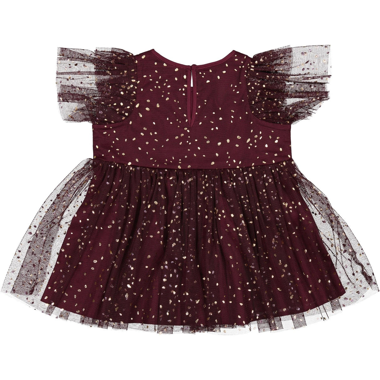 MarMar Ballerinasko Dotty Deep Mulberry Deandra Dress