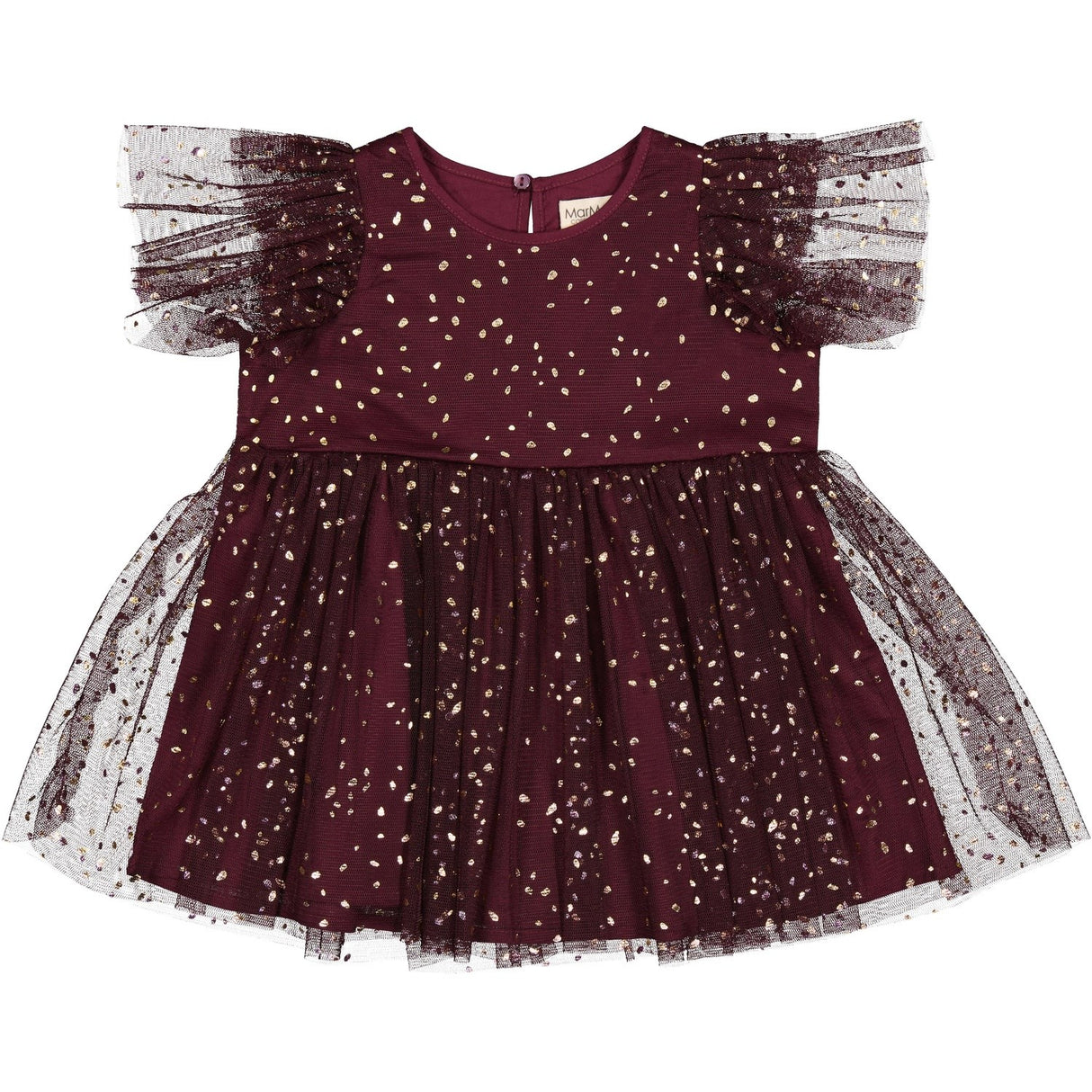 MarMar Ballerinasko Dotty Deep Mulberry Deandra Dress