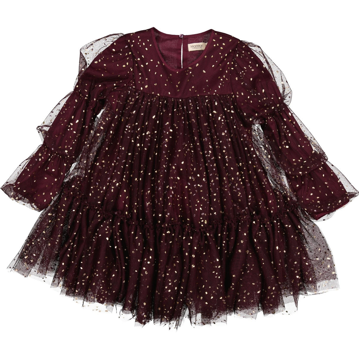 MarMar Ballerinasko Dotty Deep Mulberry Dionne Dress