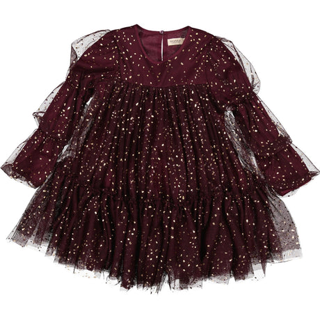 MarMar Ballerinasko Dotty Deep Mulberry Dionne Dress