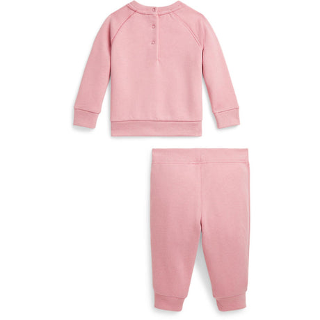 Ralph Lauren Baby Tickled Pink Sweat Set 2