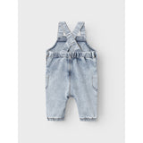 Lil'Atelier Light Blue Denim Saga Loose Denim Overall 3