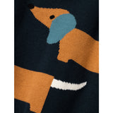 Name It Dark Sapphire Kavin Strik Bluse