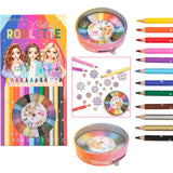 TOPModel Coloring Roulette + 12 fargestifter