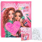 TOPModel Coloring Book m / paljetter