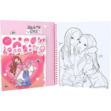 TOPModel Coloring Book m / paljetter 2