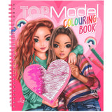 TOPModel Coloring Book m / paljetter 5