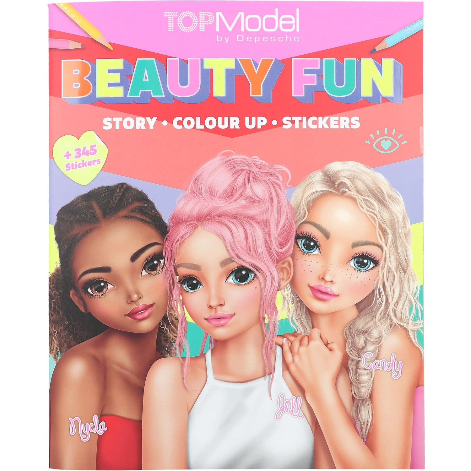 TOPModel Coloring Book Beauty Fun 4