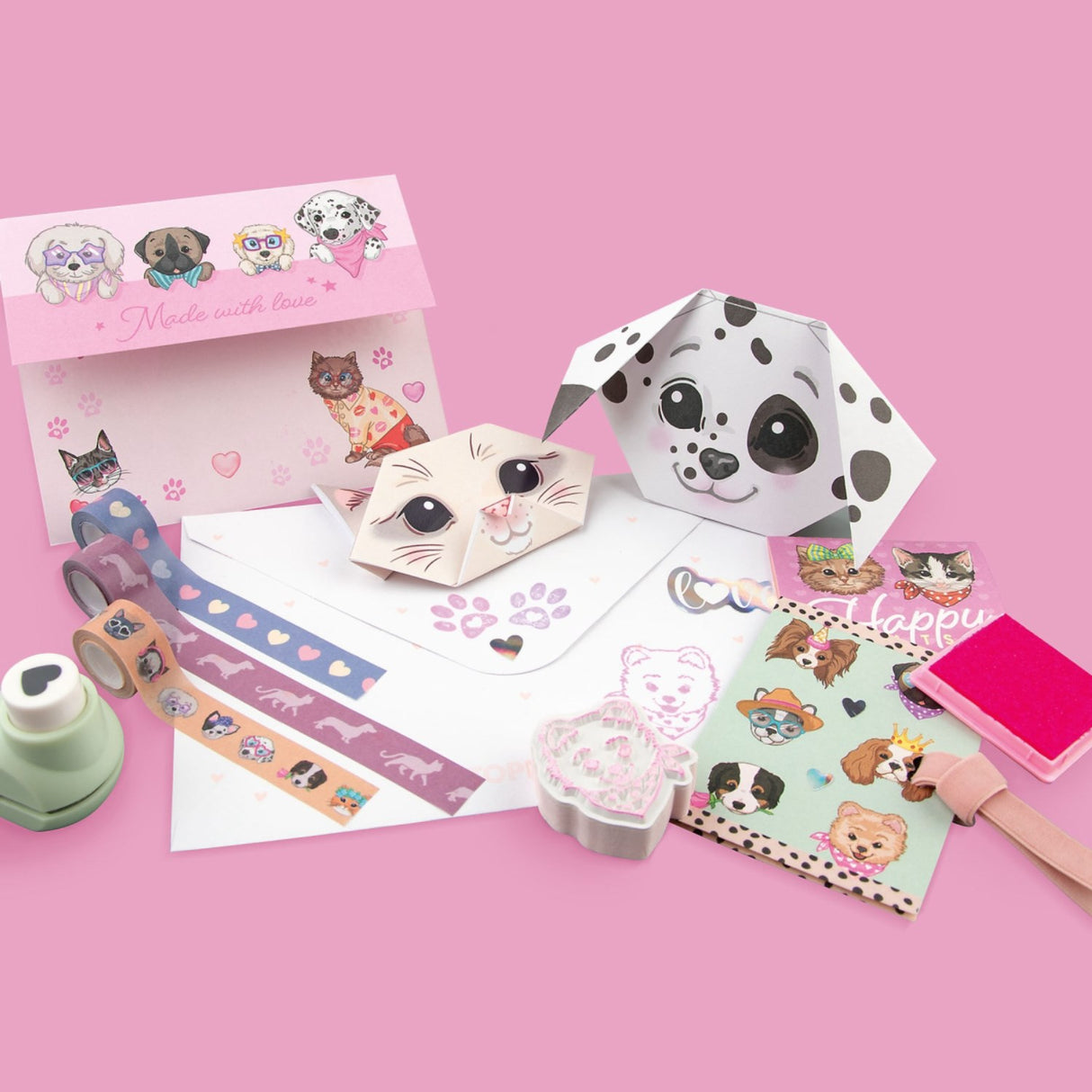 TOPModel Creative Letter Set Kitty og Doggy 3