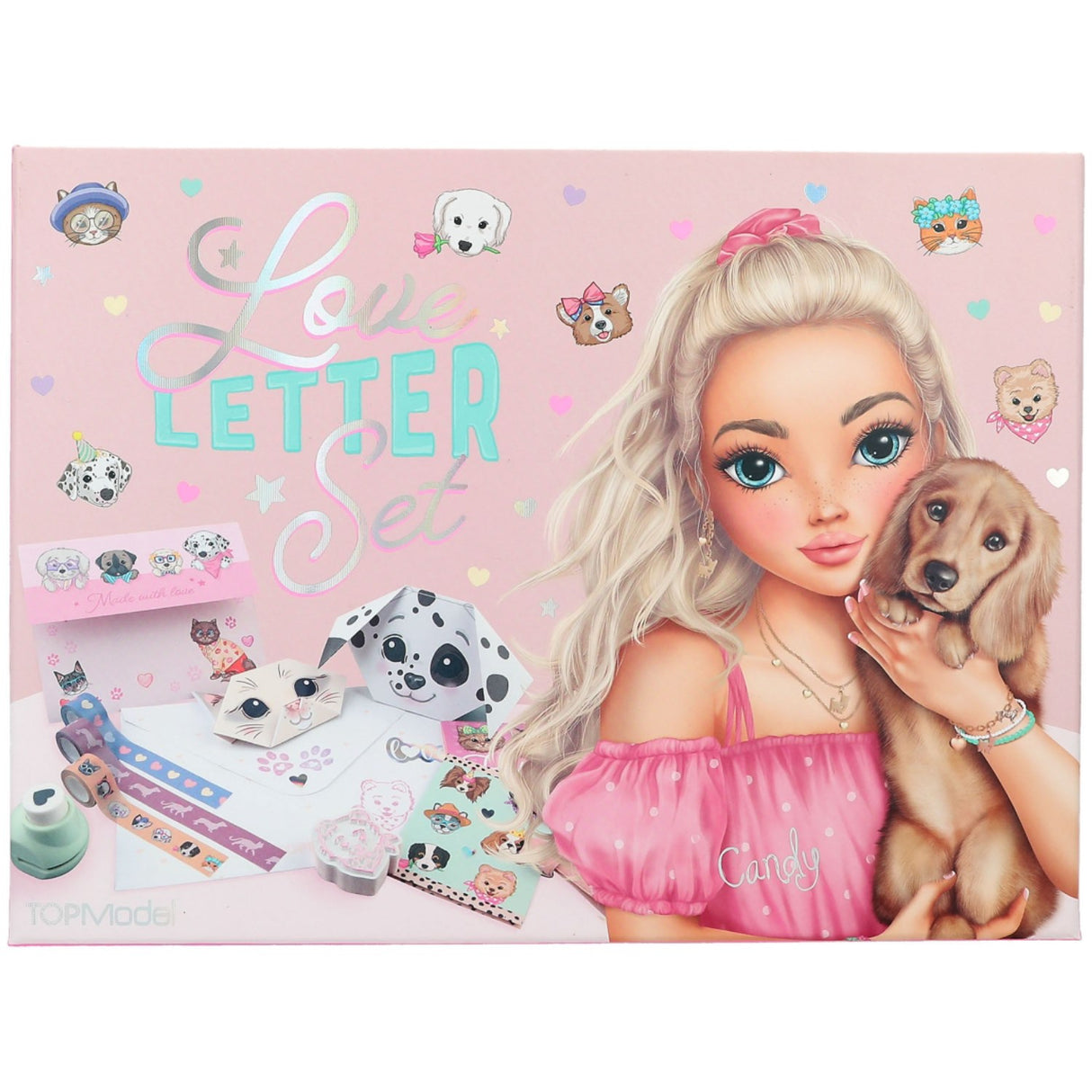 TOPModel Creative Letter Set Kitty og Doggy 5