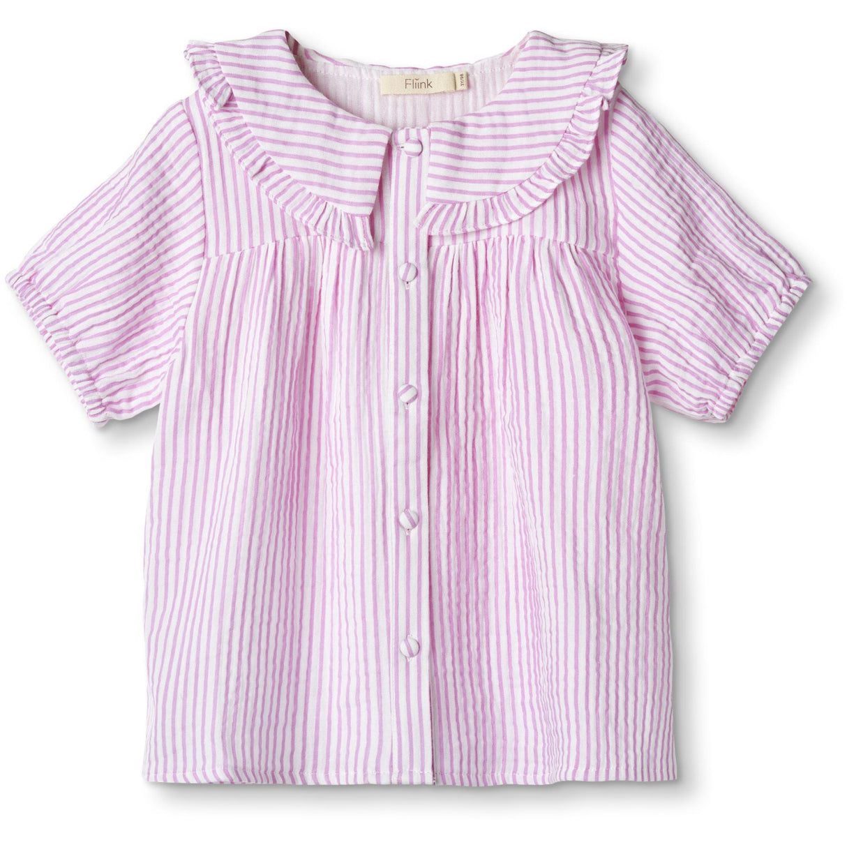 Fliink Cloud Dancer Rosa Stripe Ciao Stripe SS Skjorte