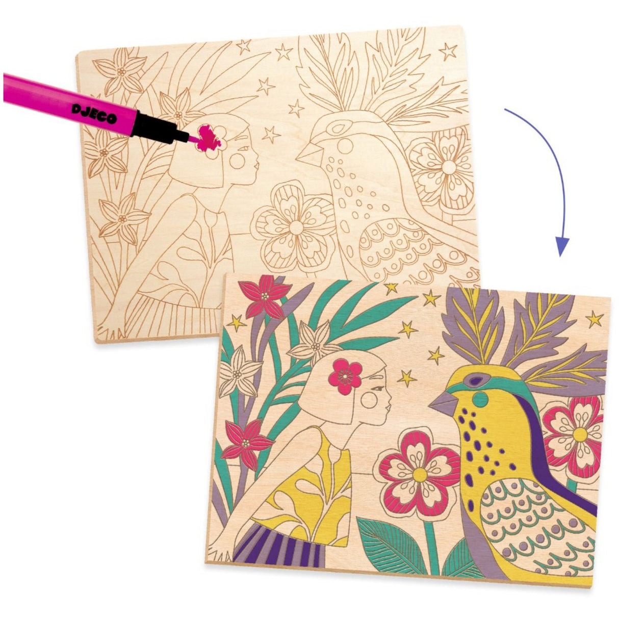 Djeco Creative Box Pene Jenter