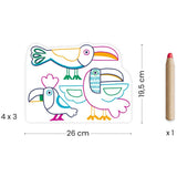 Djeco Magic Coloring Wild Familier