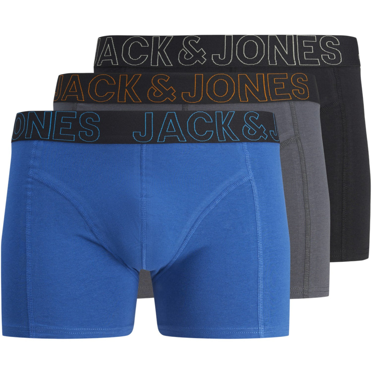 Jack & Jones Junior Exuberance Murphy Solid Boxer Shorts 3-pakning