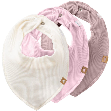 Name It Parfait Pink Yvetti Scarf Bib 3-pack Noos