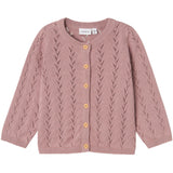 Name It Deauville Mauve Banni Strik Cardigan Noos