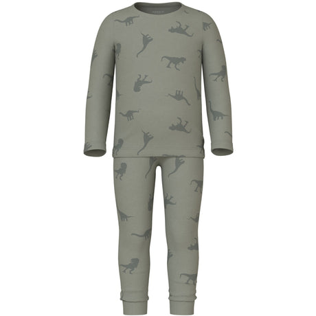 Name It Agave Green pyjamas Agave Green Dino Rib Noos