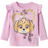 Name It Pastel Lavender Jutte Paw Patrol Blouse Noos