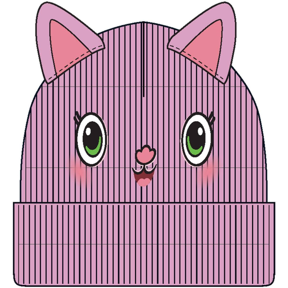 Name It Pastel Lavender Juma Gabby Strikk lue