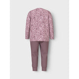 Name It Mauve Shadows Pyjamas Mauve Flower Noos 2