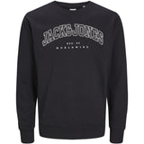 Jack & Jones Junior Black caleb Varsity Collegegenser