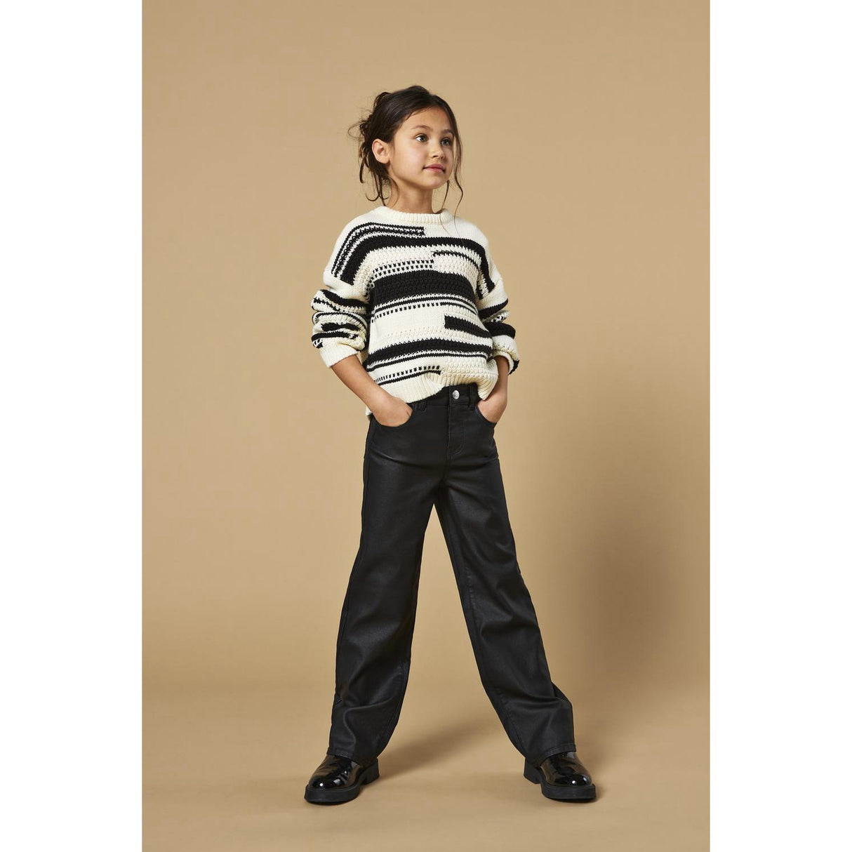 kids ONLY Tofu Black Bean Sutha Detail Strikk Bluse