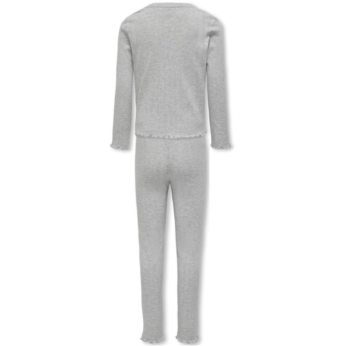 kids ONLY Light Grey Melange Munte Loungewear Pant Set 2