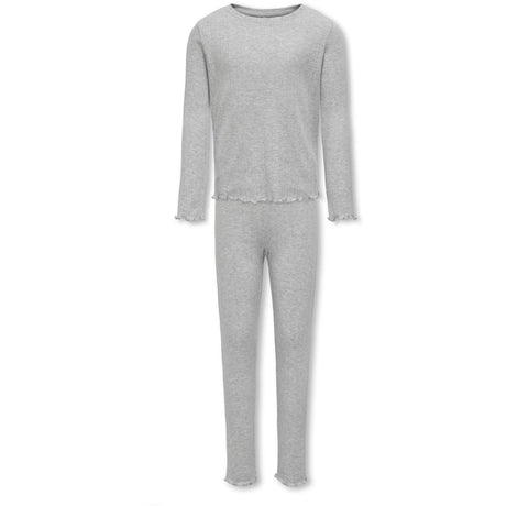 kids ONLY Light Grey Melange Munte Loungewear Pant Set