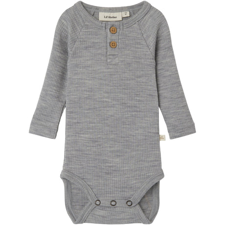 Lil'Atelier Grey Melange Fable Ull Body