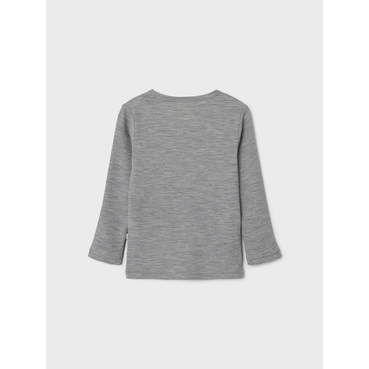 Lil'Atelier Grey Melange Fable Ull Bluse