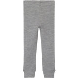 Lil'Atelier Grey Melange Fable Ull Leggings