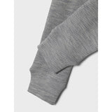 Lil'Atelier Grey Melange Fable Ull Leggings