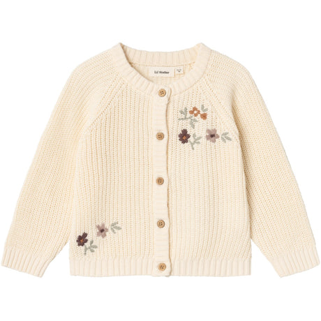 Lil'Atelier Birch Emlen Strikk Cardigan