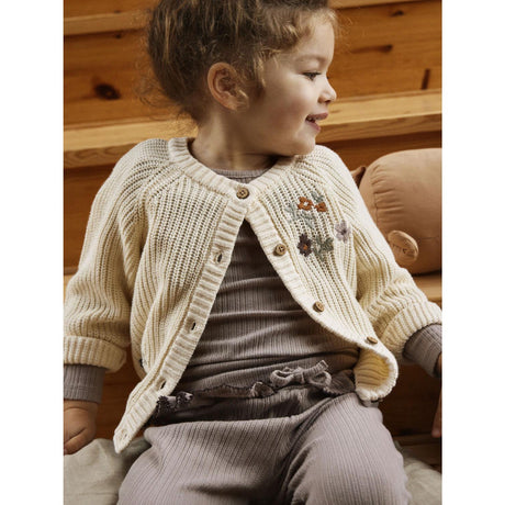 Lil'Atelier Birch Emlen Strikk Cardigan