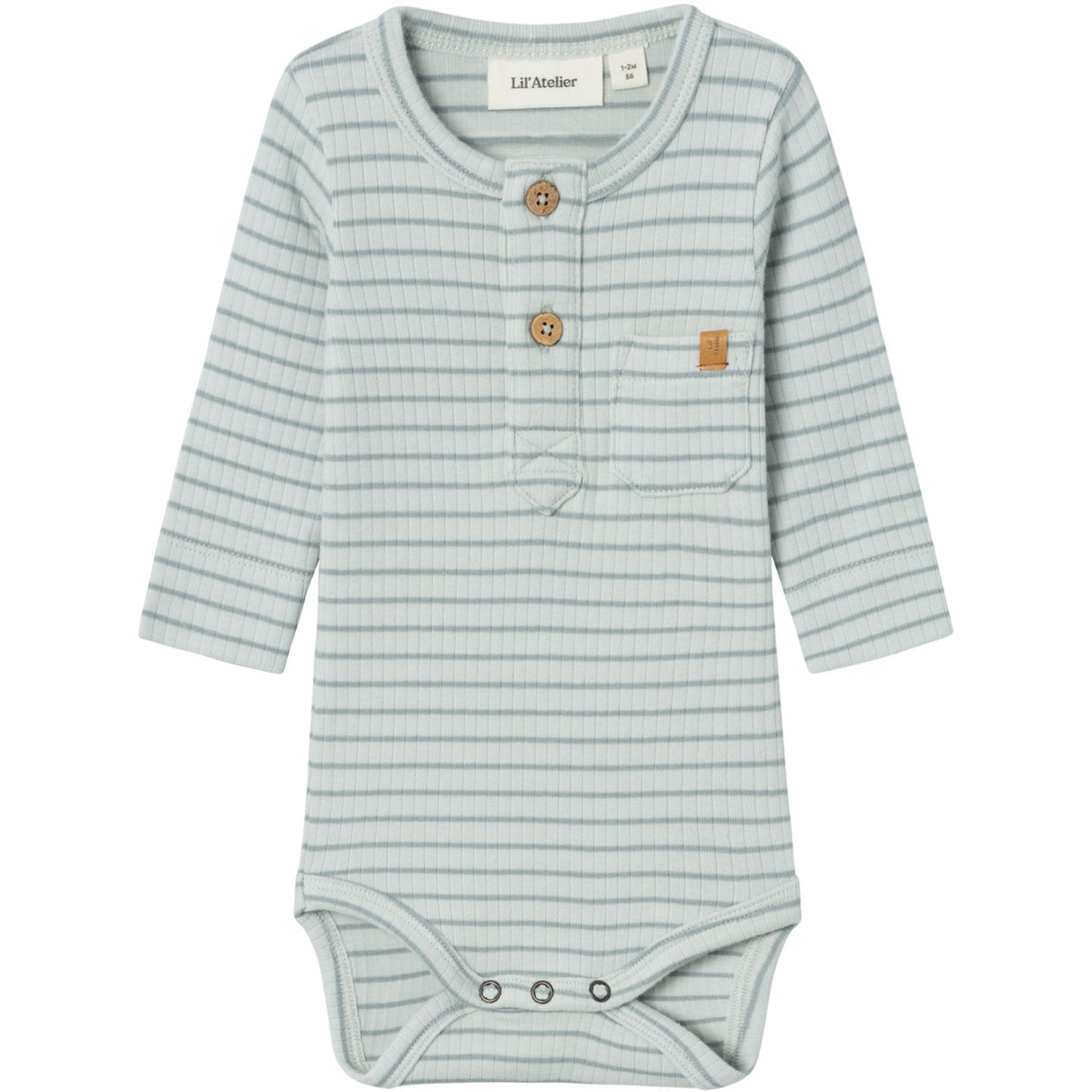 Lil'Atelier Sky Gray Stripe Gio Bon Slim Body