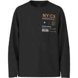 Name It Black Ny Vagno Loose Bluse