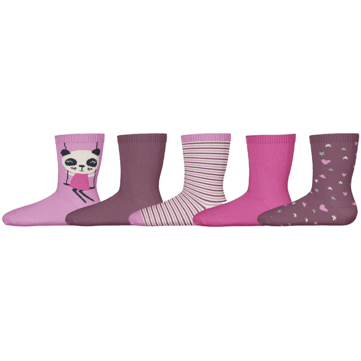 Name It Phlox Pink Vinni 5-pakning sokker