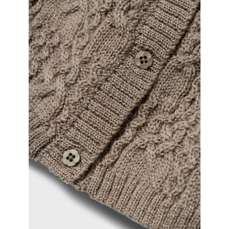 Name It Walnut Wrilla Ull Strik Cardigan