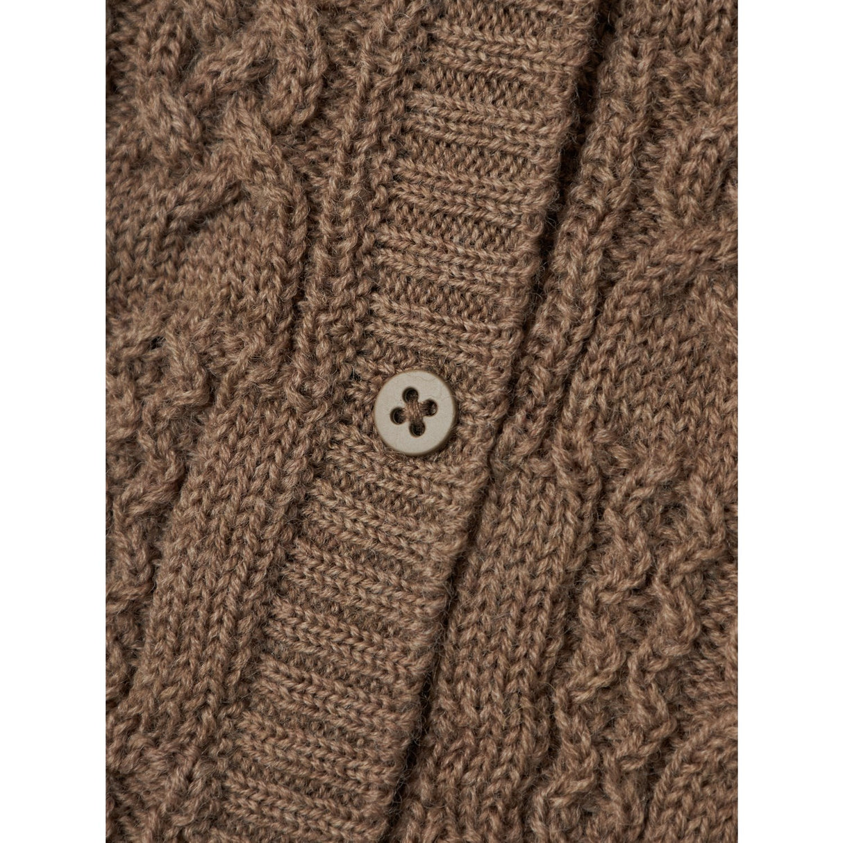 Name It Walnut Wrilla Ull Strik Cardigan